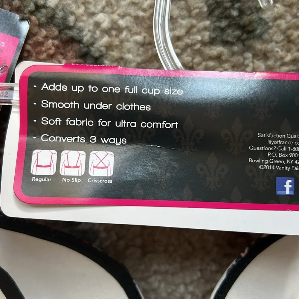 NWT Lily of France 36A Floral Bra - Picture 4 of 4